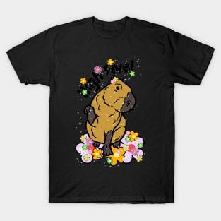 High Five! Cute Brown Kawaii Capybara T-Shirt